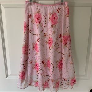 Junior Girls’ Floral Skirt (stretchy waist)